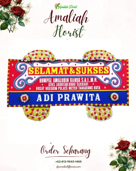 Papan Bunga Ucapan Selamat Tanjungkenongo